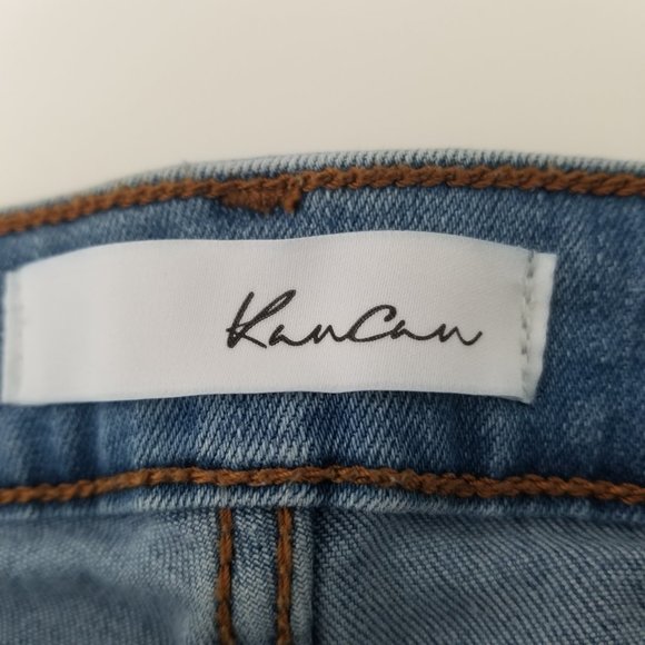 Women's Light Blue Distressed Jeans - Picture 10 of 14